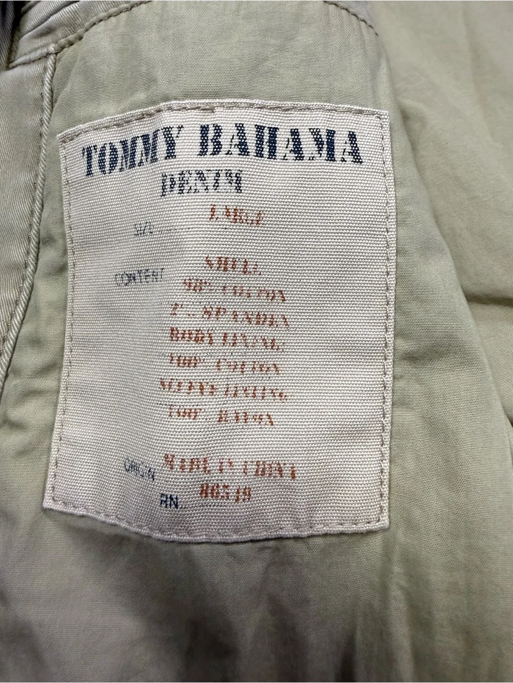 Tommy Bahama Coastal Grandpa Beige Relaxed Cotton Sport Coat - L